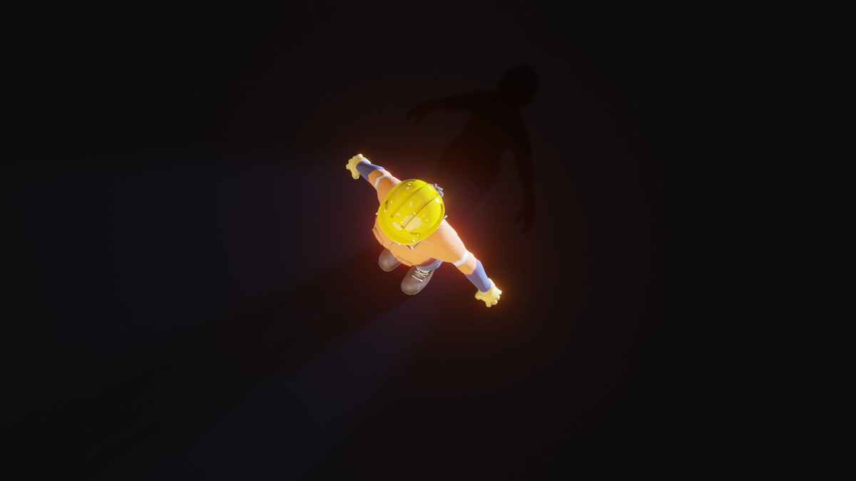 Stylized Female Worker 3D Model – Animated & Customizable