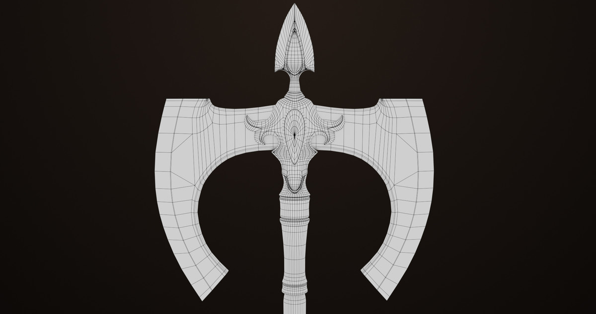 Battle Axe 12 URP HDRP Textures