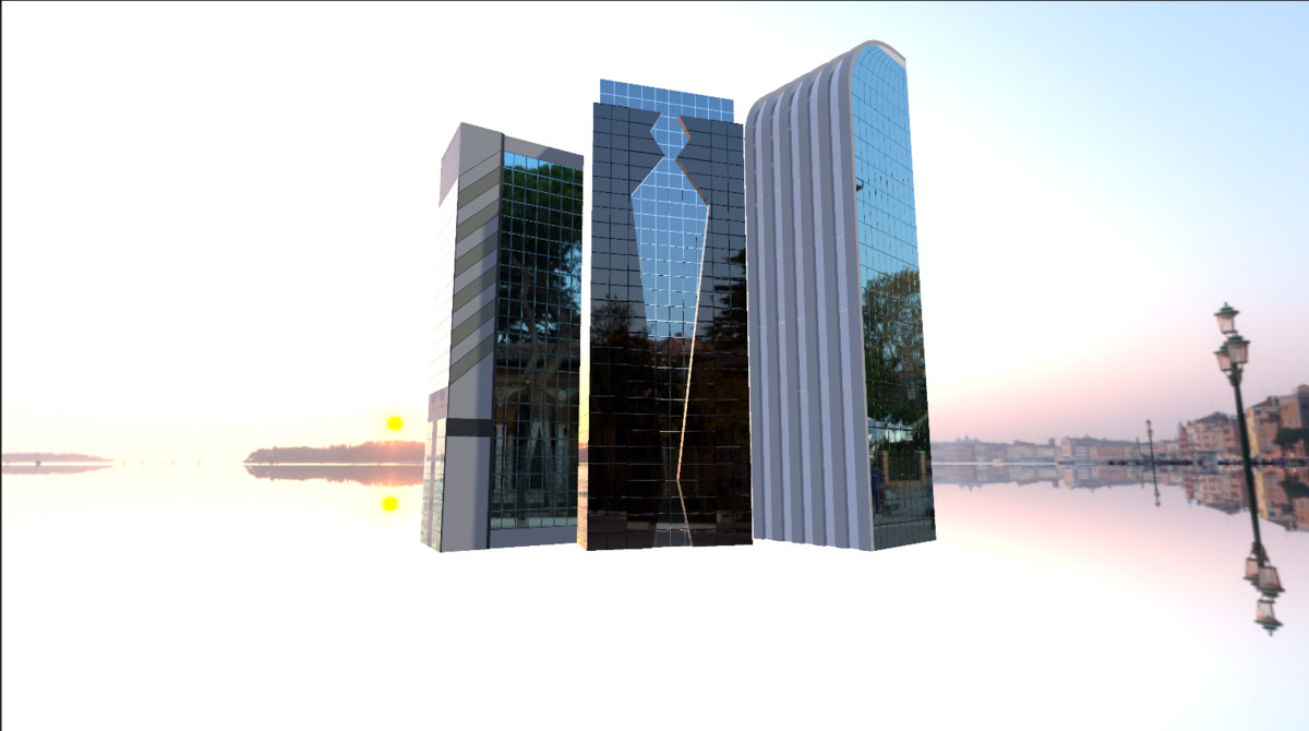 30 Modern Buildings Collection + Normal Maps (Game Ready)