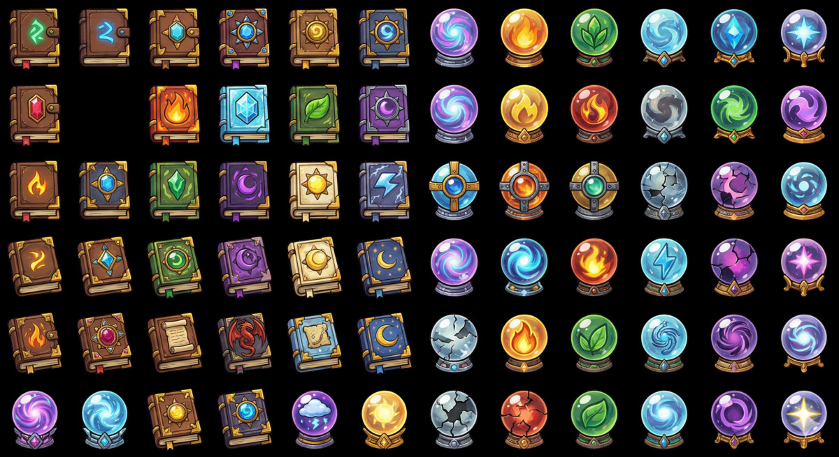 2D Fantasy RPG Weapon Icon Pack - 1000+ Items