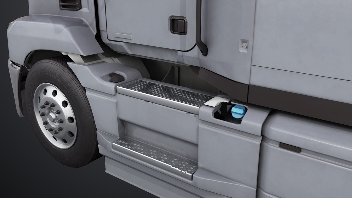 Heavy Truck Chassis 05 Grey Interior URP HDRP Textures