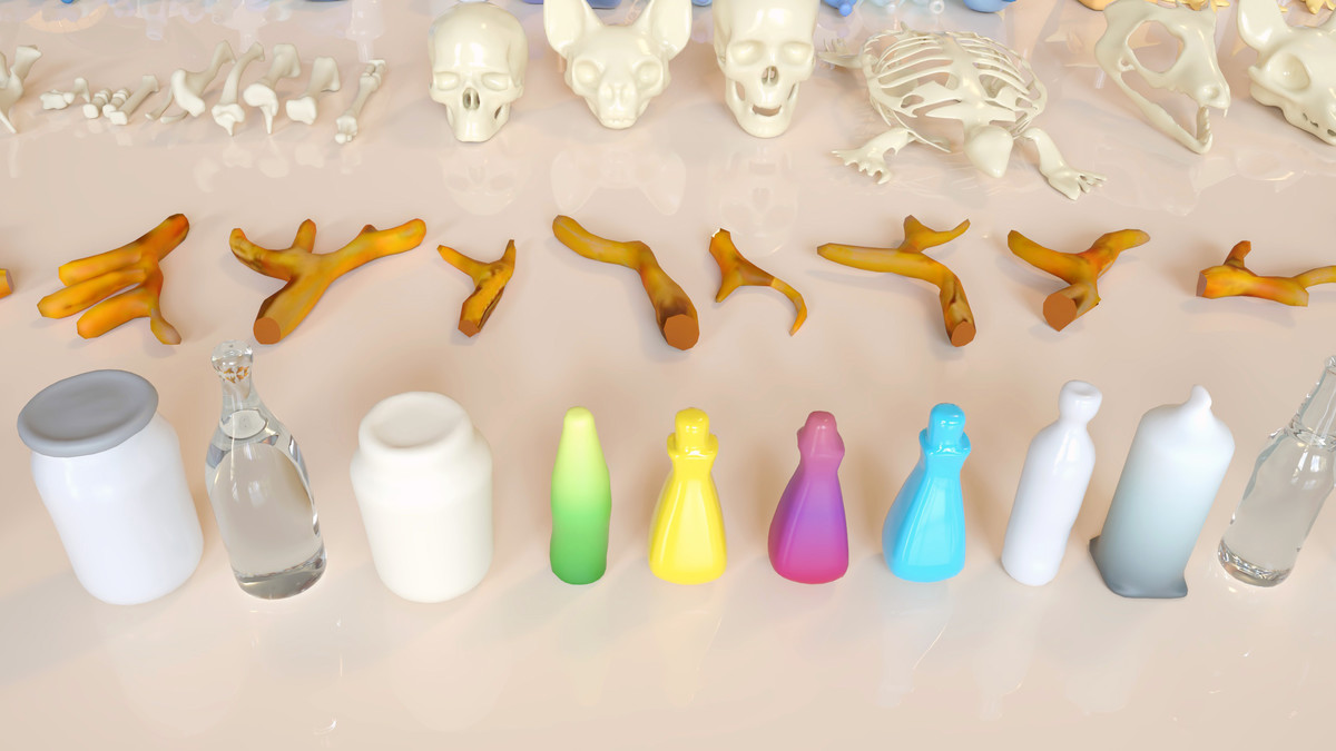 Lowpoly Stylized Street Garbage, Junk, Trash and Waste Set - 328 gameready props