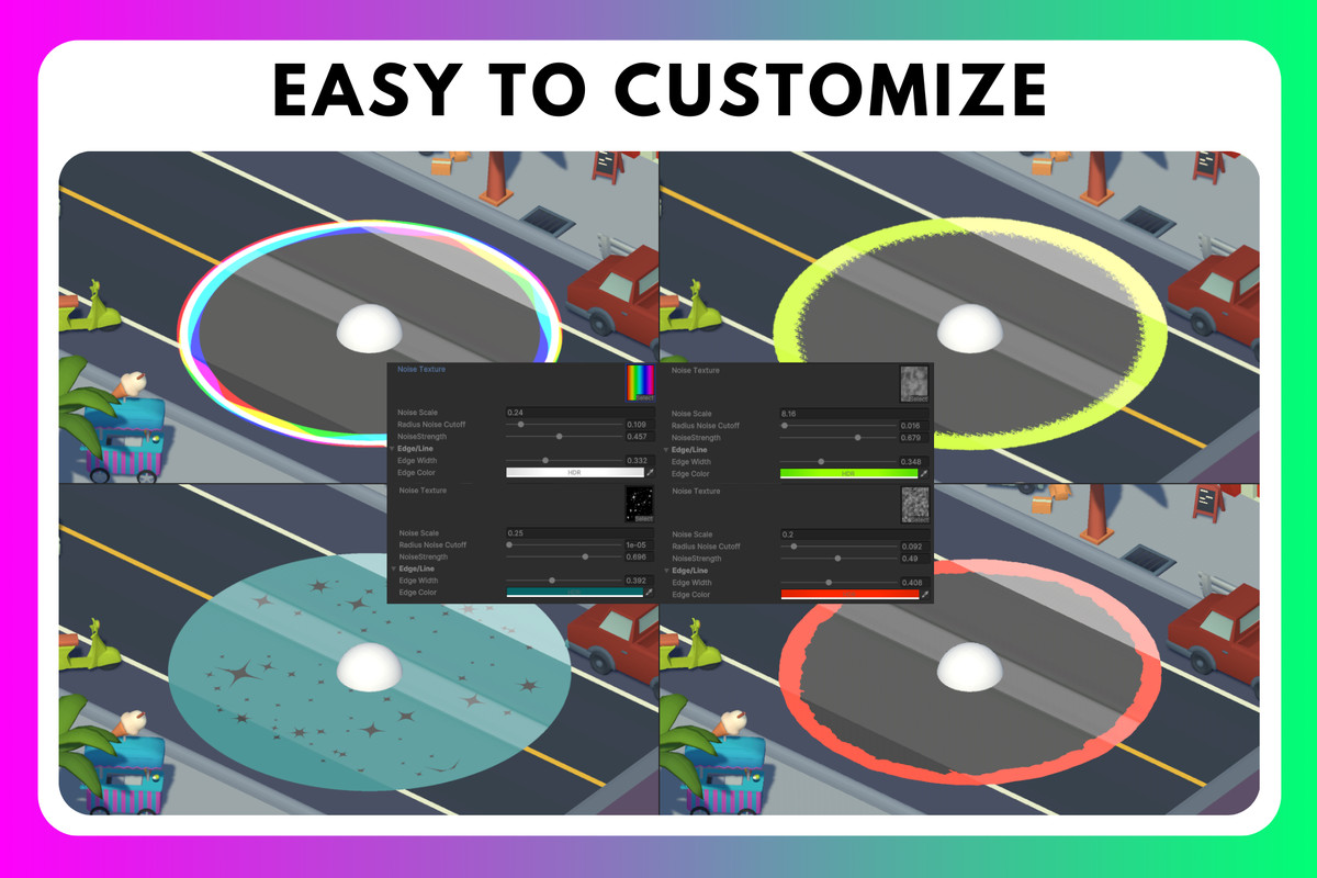 Change Texture Zone Shader