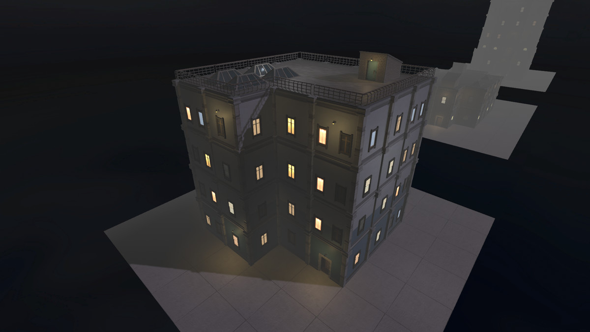 Realistic Modern Modular Building 1 Asset Package