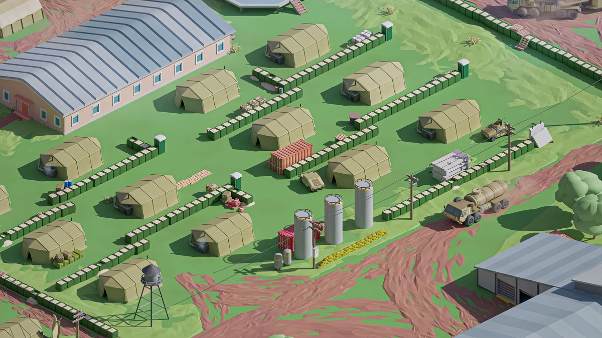 Military 2 - Low Poly 3D Models Pack