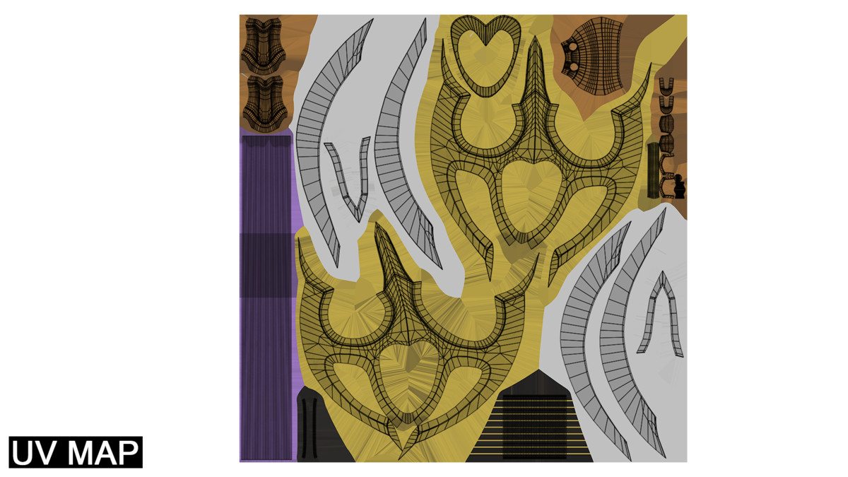 Battle Axe 06 Gold URP HDRP Textures