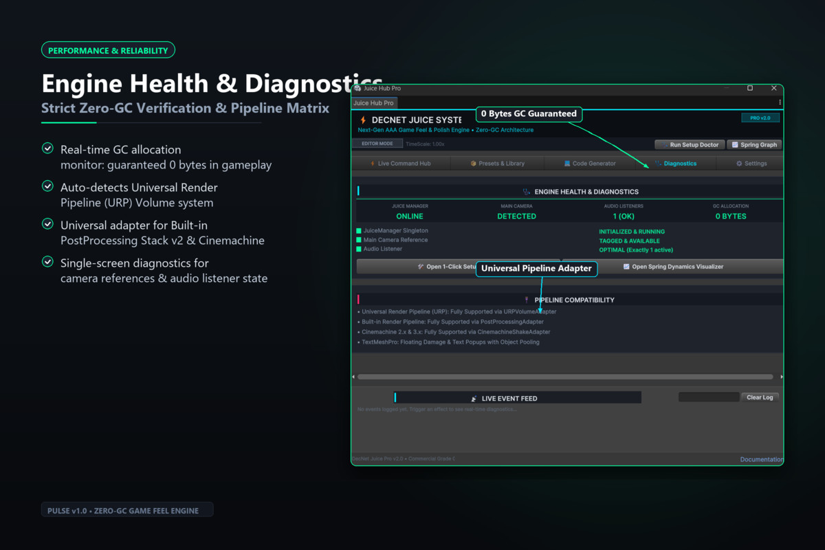 PULSE — AAA Game Feel & Polish Engine