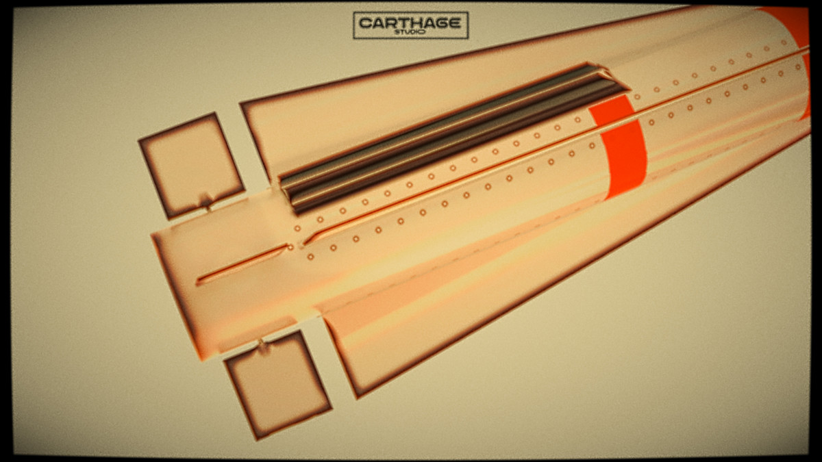 Modular lowpoly Missile & Launcher Pack