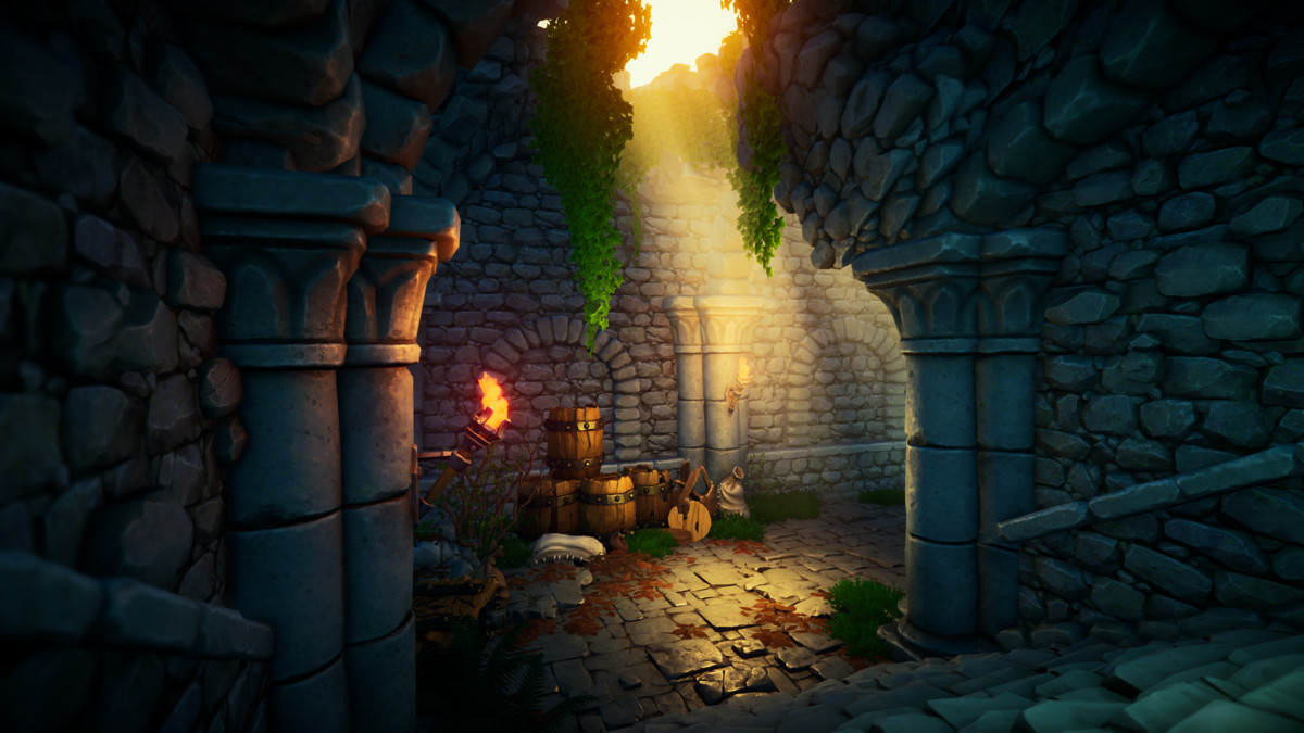 Fantasy Worlds - Forests, Meadows & Dungeons - Stylized 3D Environment