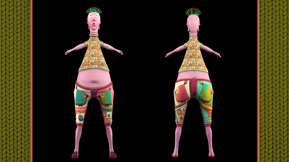 Funky Cartoon Woman – Gloria