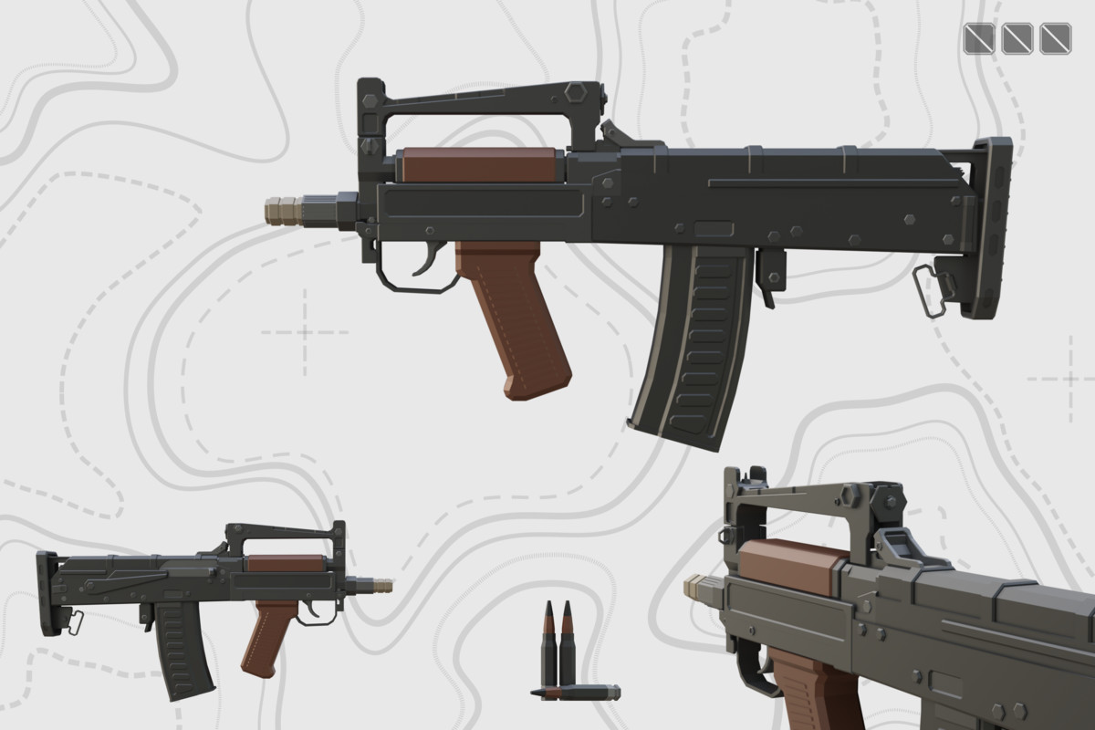 Low Poly Weapon Bundle Pack Fin