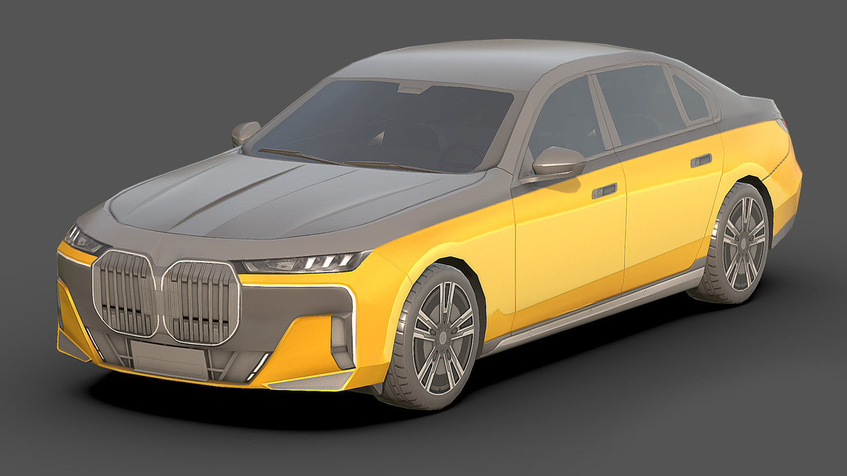 Sedan Low Poly Cars Pack