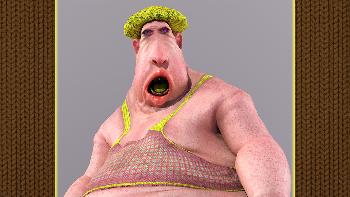 Funky Cartoon Man - Puffsy