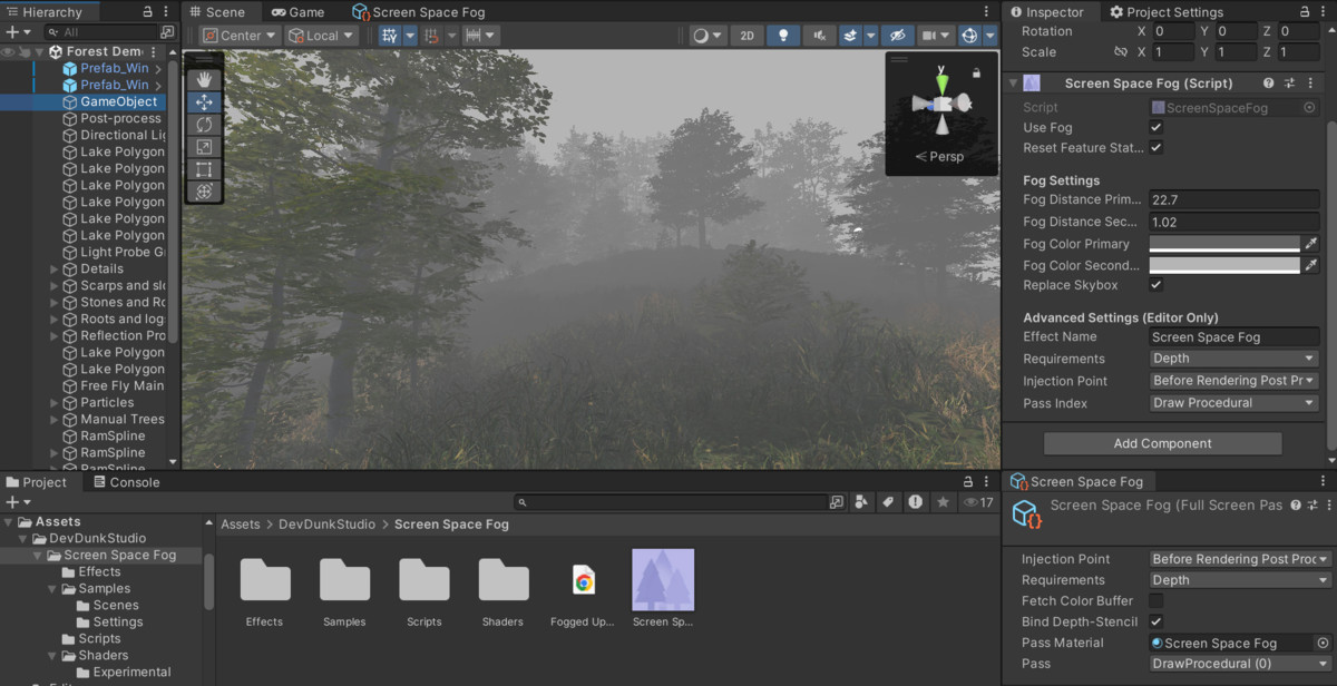 Screen Space Fog URP