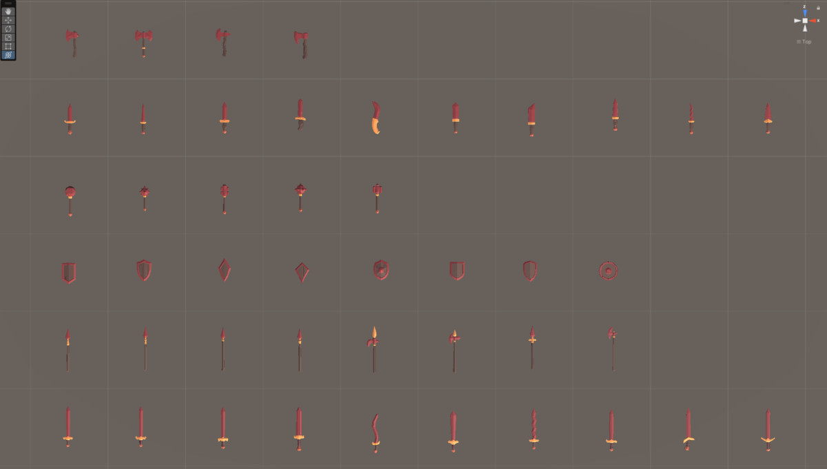 Fantasy Melee Weapons - Low Poly Pack