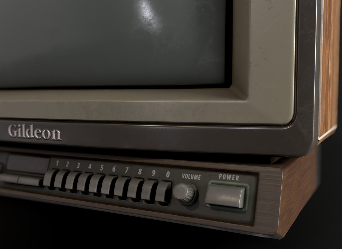 Retro TV Wooden case