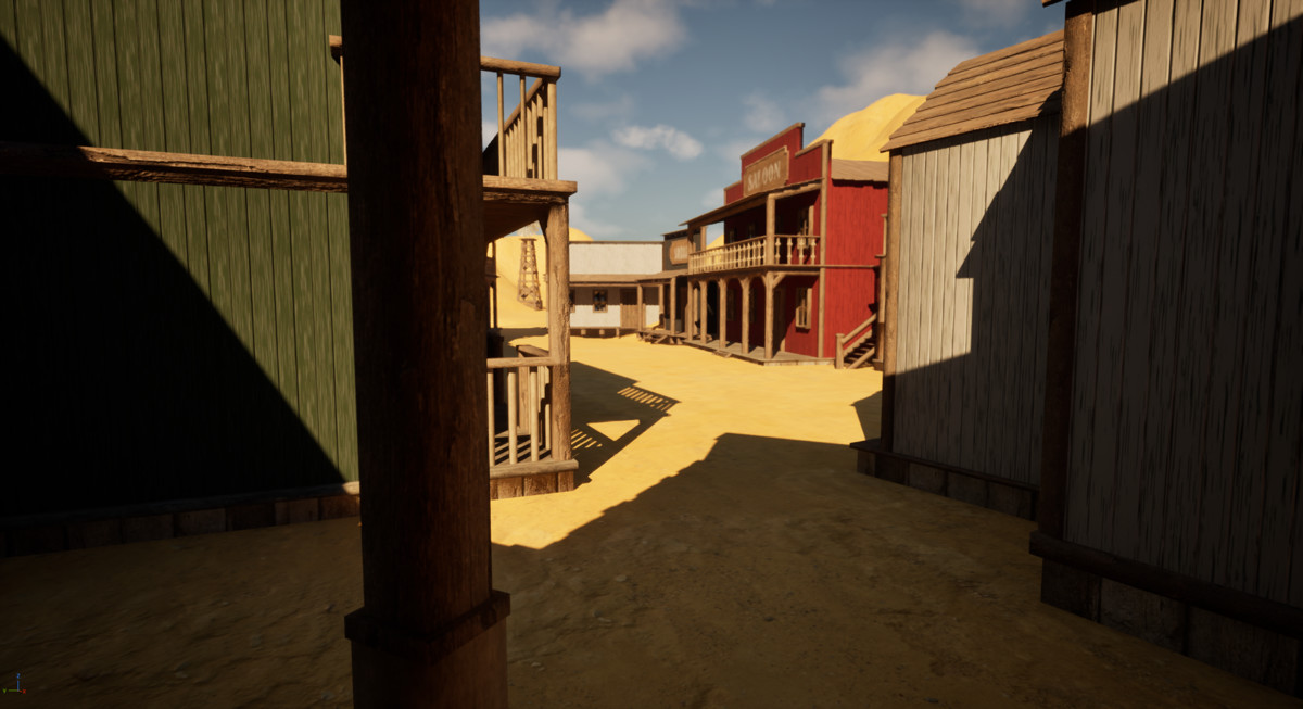 Wild West Town - Realistic Buildings Pack