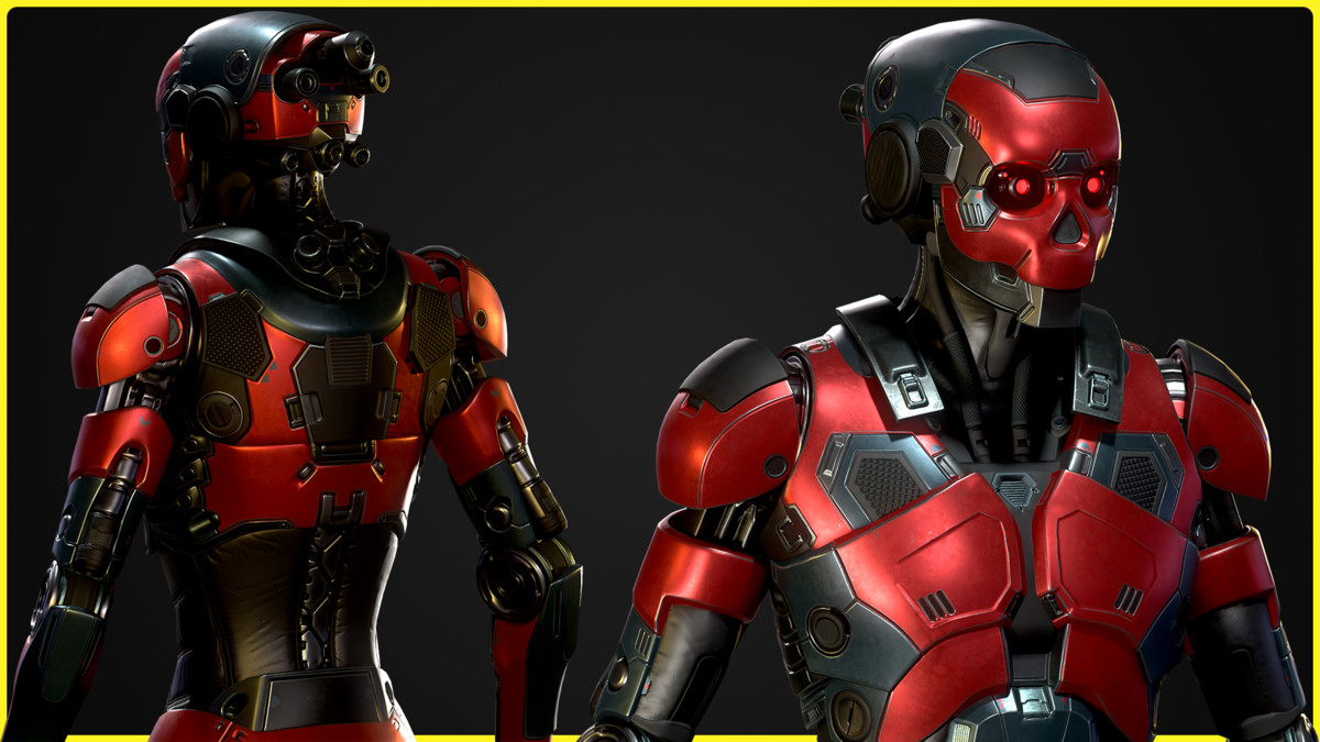 Sci-fi Robot Character 01
