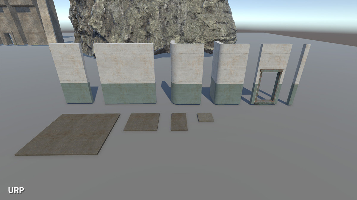 WW2 & Cold War Modular Military Bunker Entrance, Tunnel and Checkpoint