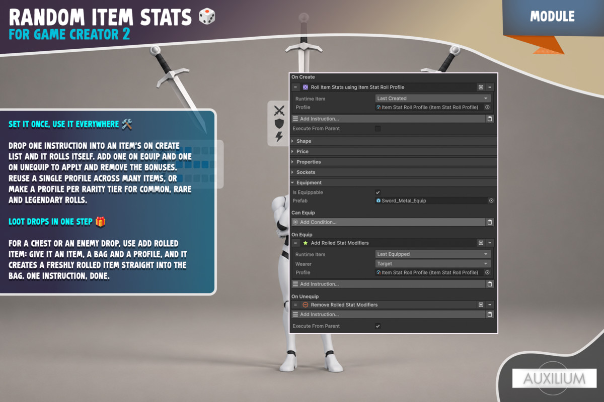 Random Item Stats for Game Creator 2