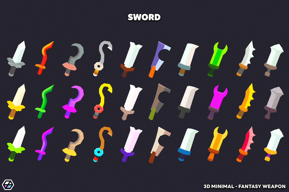 3D Minimal - Fantasy Weapon