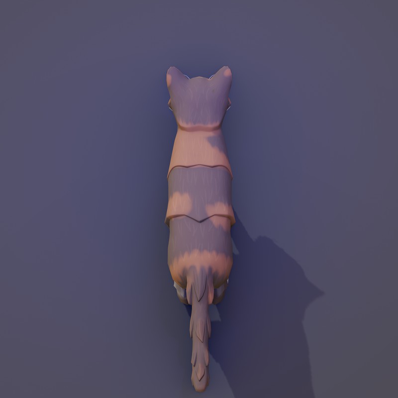 Low Poly Stylized Kittens