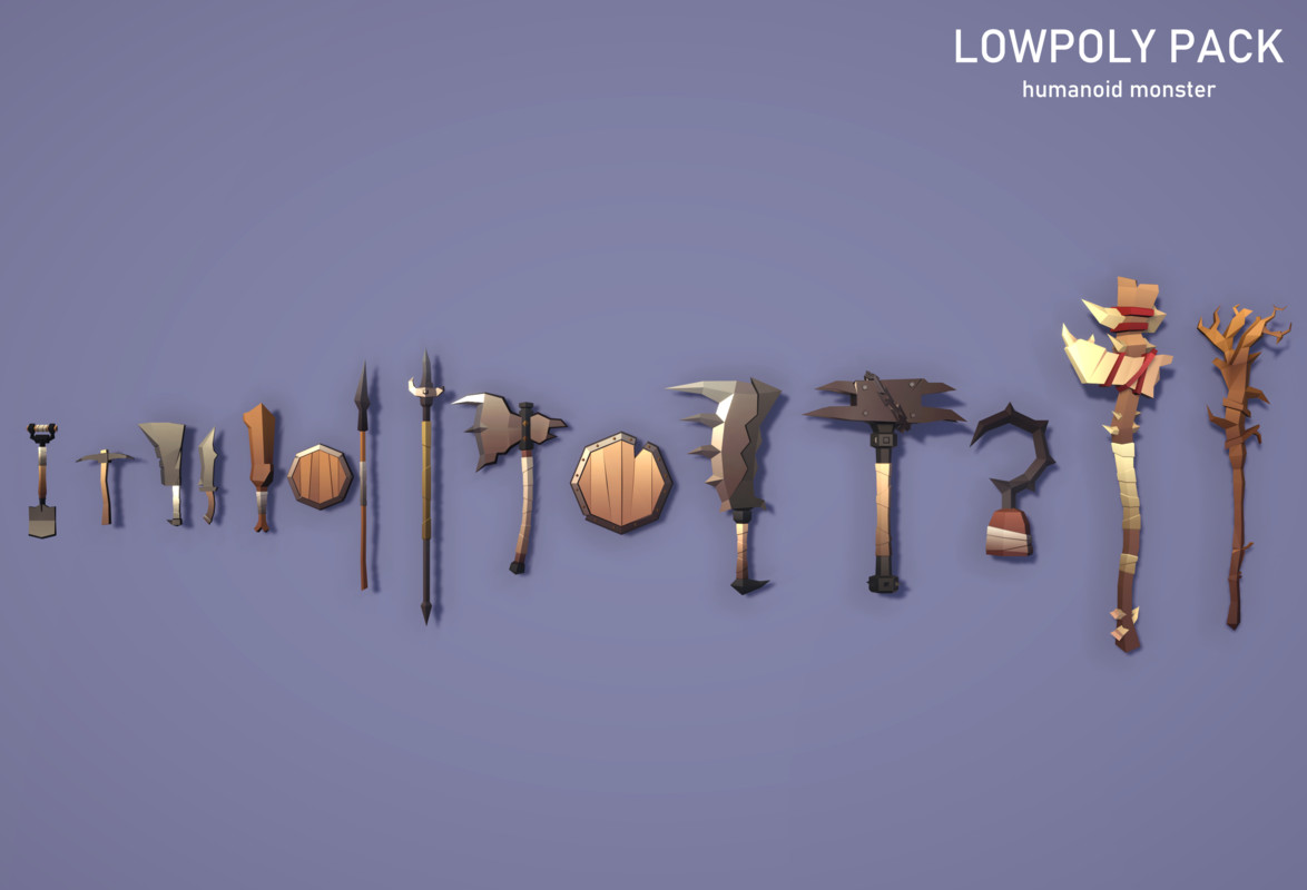 LowpolyPack_Humanoid monster