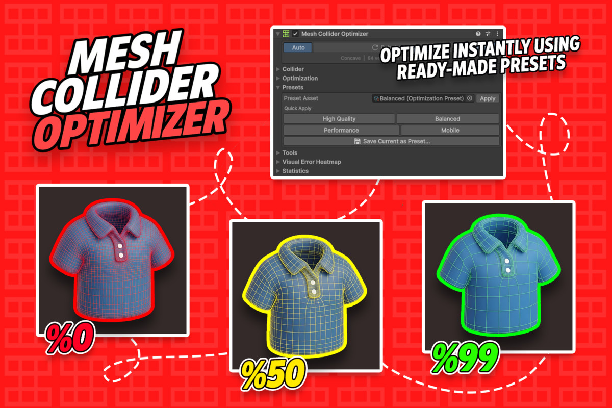 MESH COLLIDER OPTIMIZER – Advanced Animation Collider & BlendShape Colliders