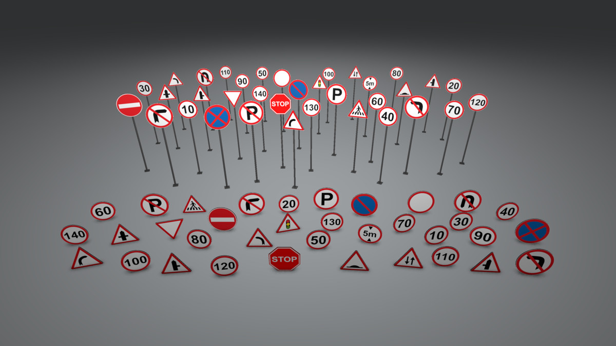 Low Poly Urban Traffic Pack
