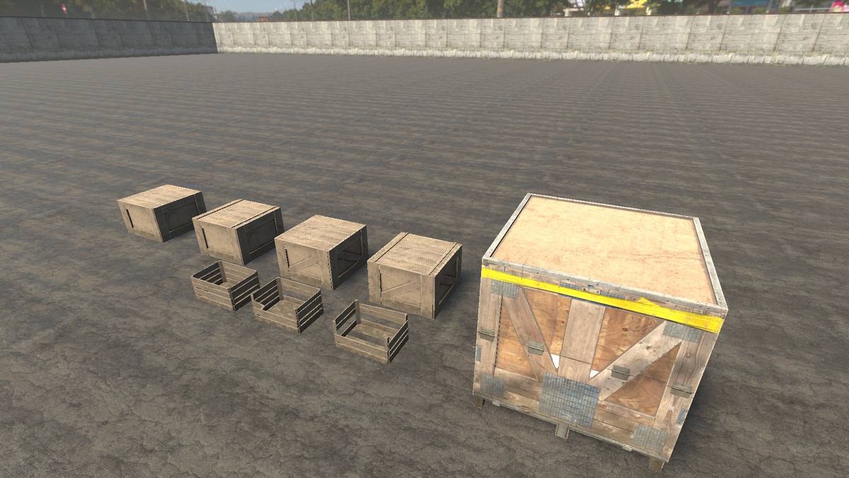PBR Wooden Crates