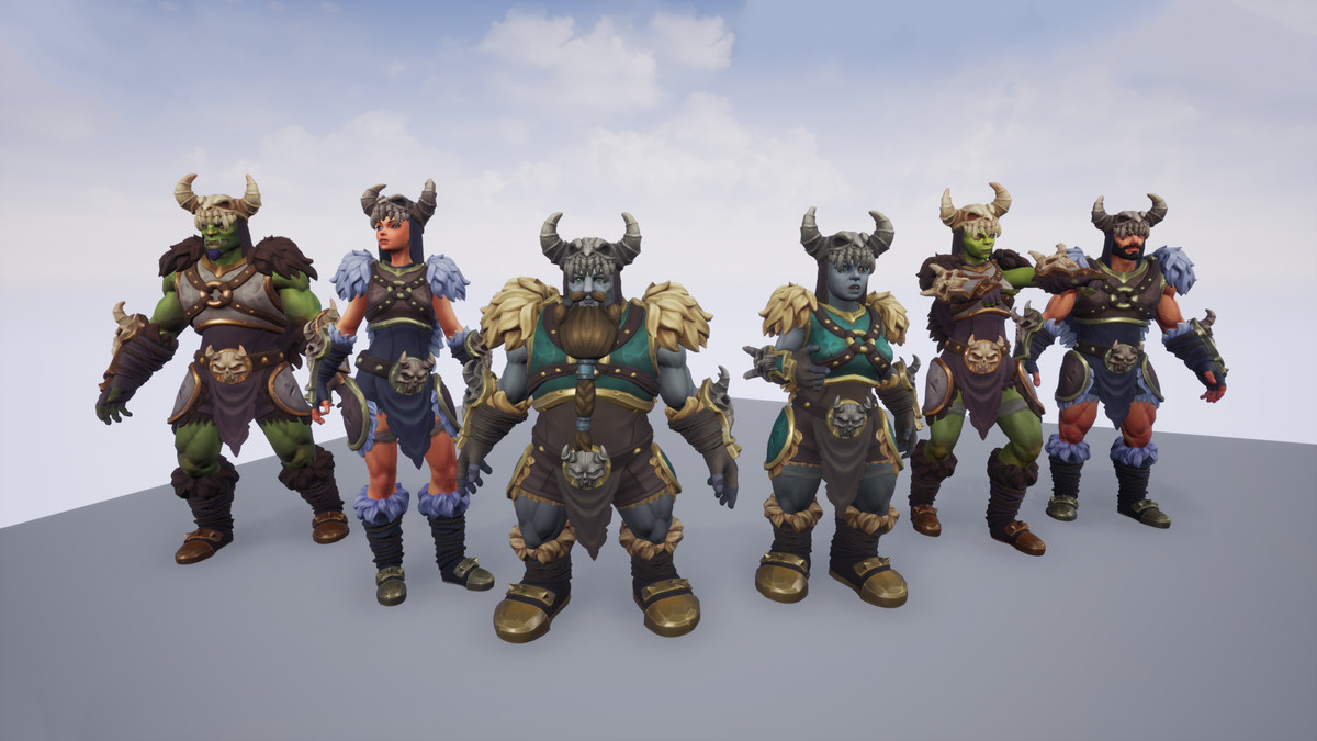 Stylized Nordic Warrior Outfit