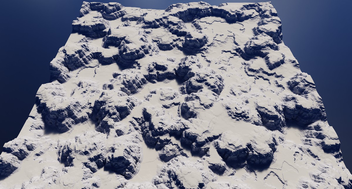Terraced Canyon Shapes - StampIT!