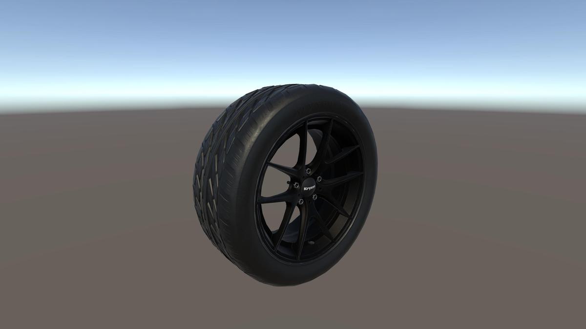 Kryxen Wheel V1 - Gloss_Black - Game Ready