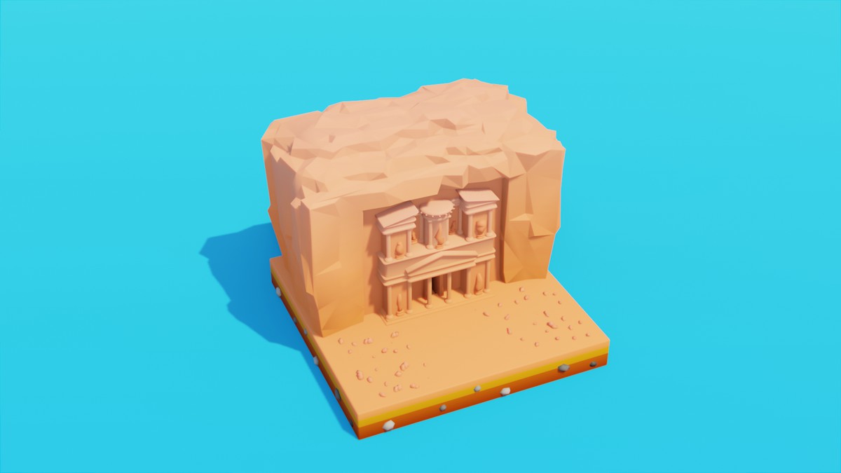 Low Poly LandMarks by IGS