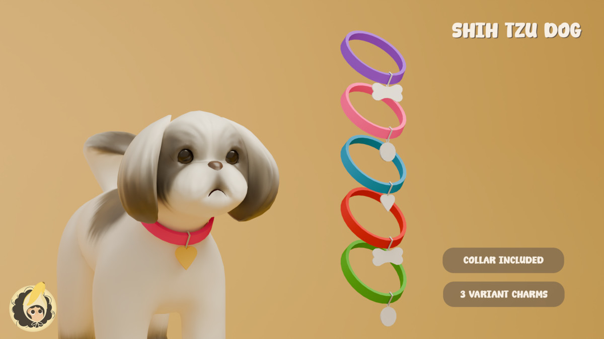 Animated Shih Tzu Dog