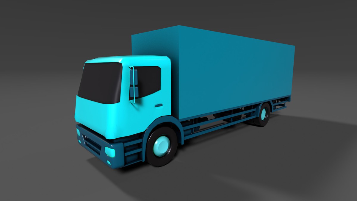 Modern Truck (Lowpoly)