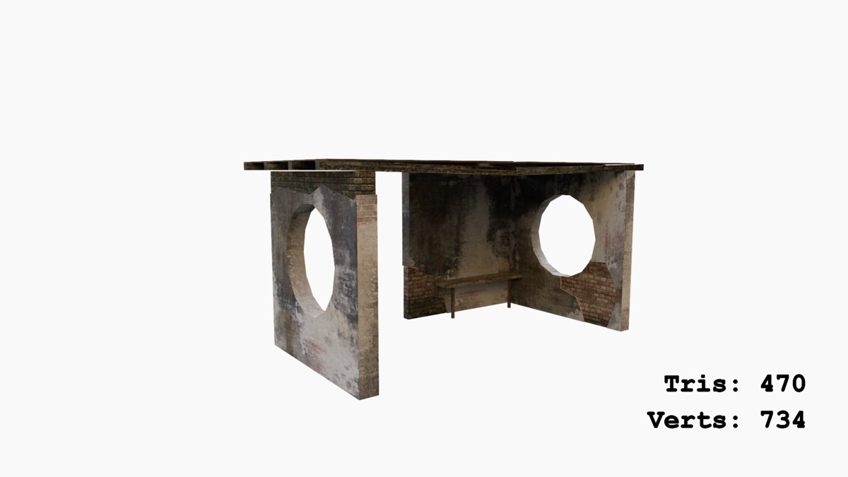 Abandoned Apocalyptic Buildings Mega Pack