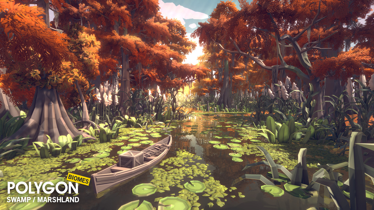 Value Bundle – POLYGON Sci-Fi Worlds, Swamp Marshland & Sci-Fi Outpost Map
