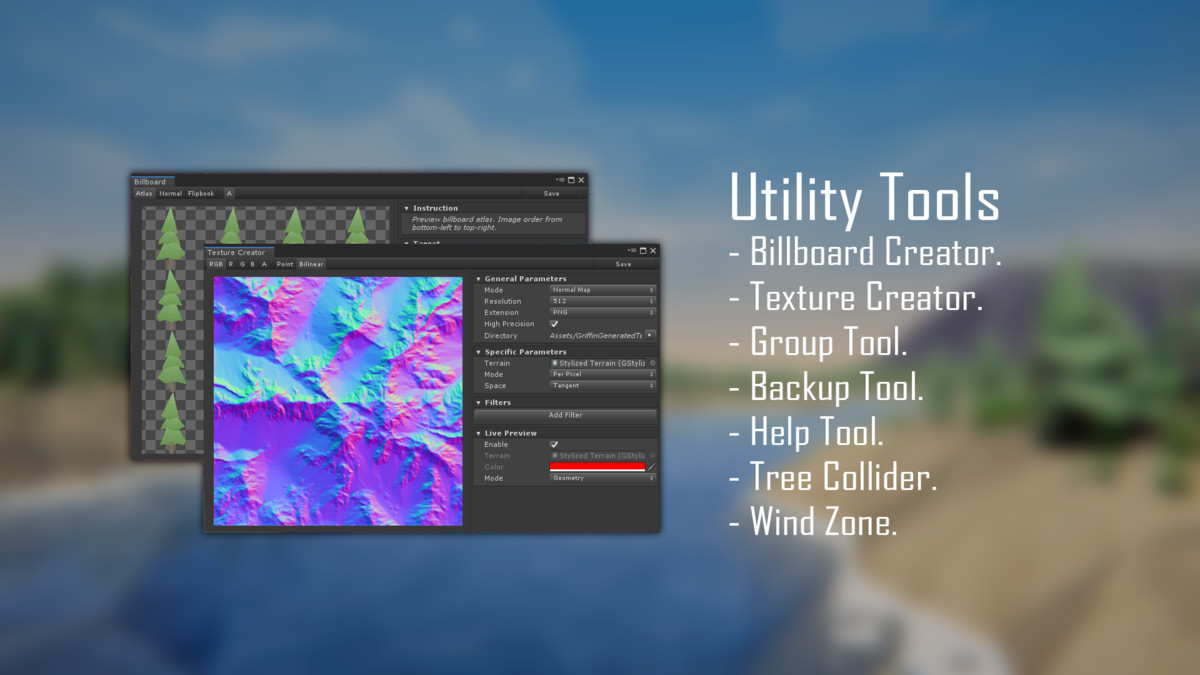 Polaris Valley - Low Poly Terrain Tool