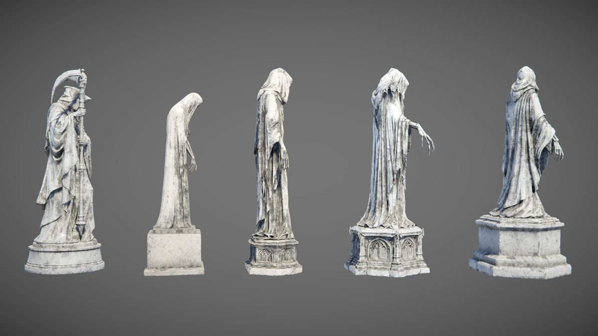 Haunted Statues
