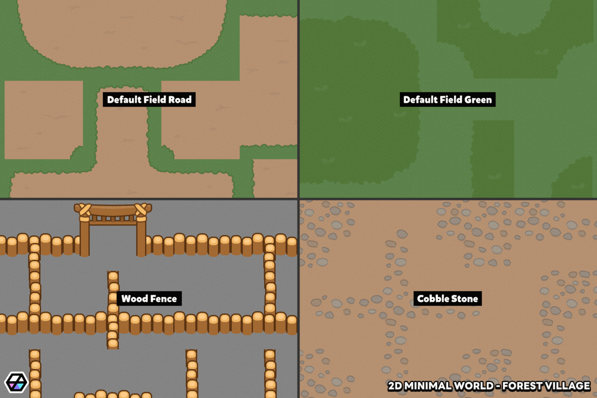 2D Minimal World - Forest Village