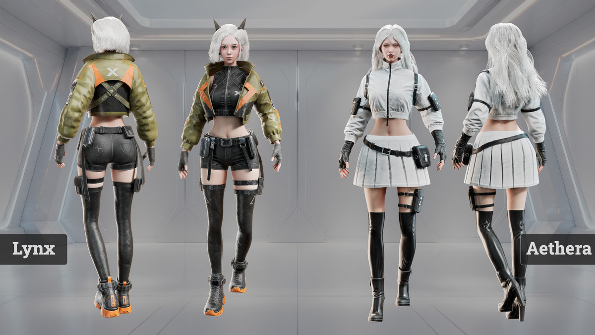 Cyberpunk & Sci‑Fi Female Operatives - Volume 1