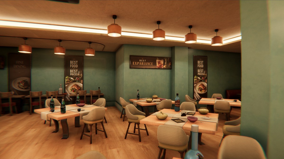 Restaurant & Bar 3d Modular Environment Pack