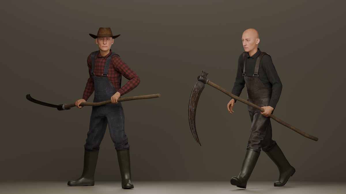 Maniac Farmer with Scythe
