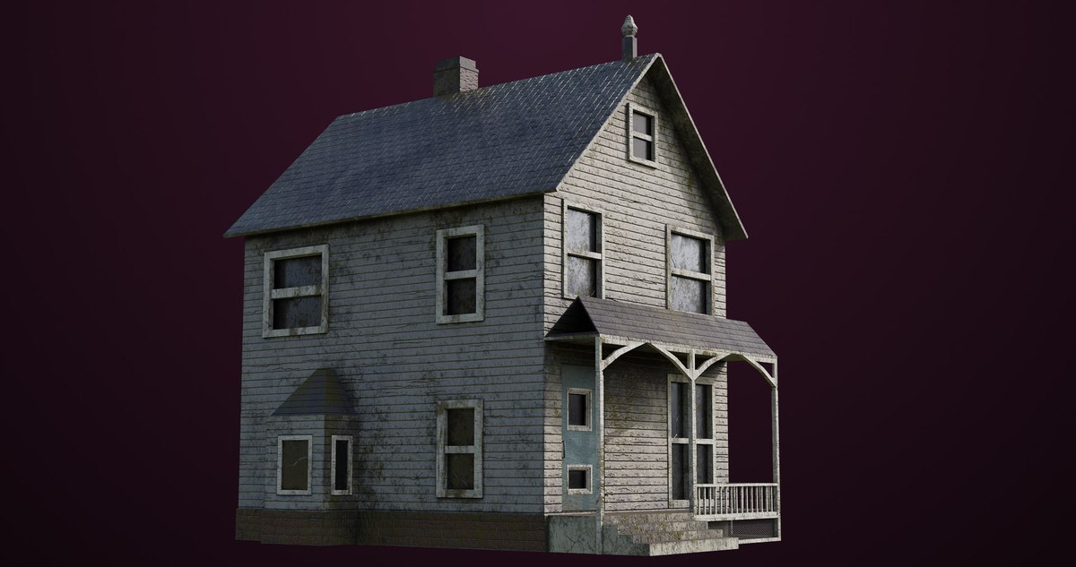 Old Dusty Vintage House 01 URP HDRP Textures