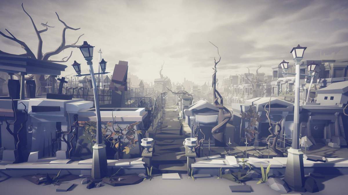 Gravefield Cemetery Kit - PRO (800+ assets)