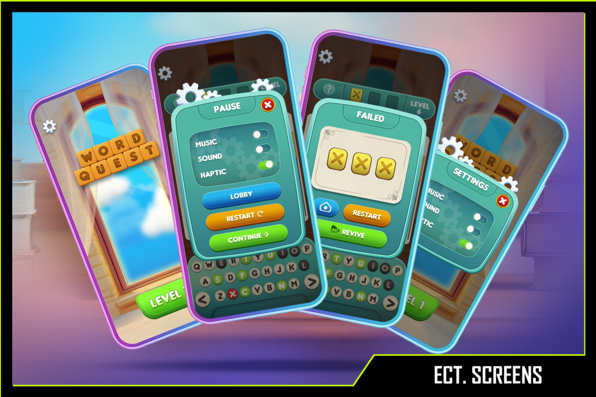 Cryptogram Puzzle – Word & Letter Template