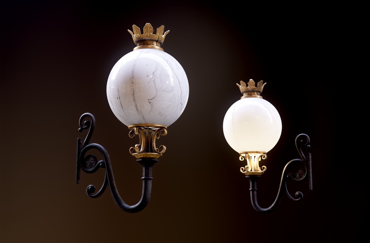 Round Street Lamp