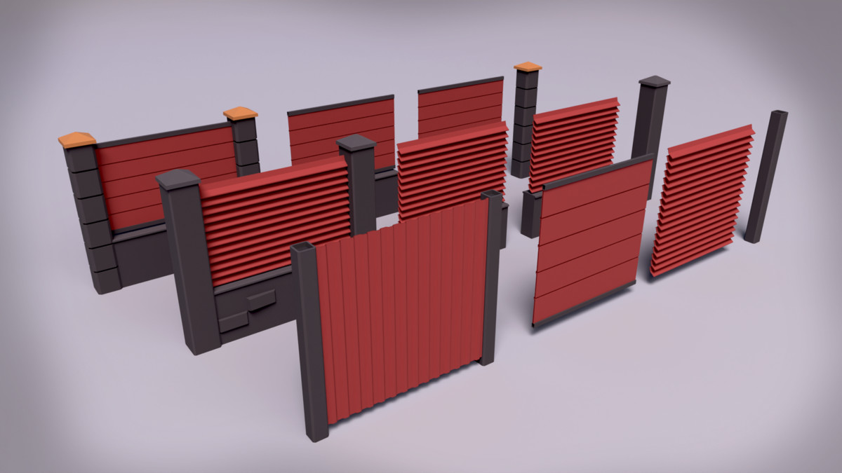 Modern Fence Pack – BoznaWhat