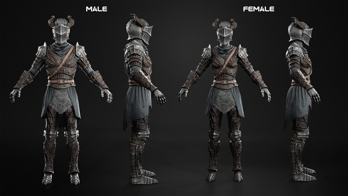 Dragon Knight - Male and Female